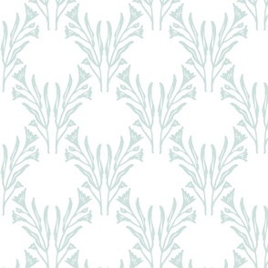 Traditional Lattice in Light Blue & White for Fabric, DIY Projects, & Wallpaper