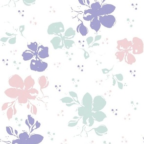 Pastel whimsical flowers from Anines Atelier. coastal colors for spring and summer