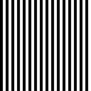 Bengal Stripe 1/4" - 2253 mini // Black and White