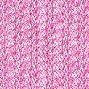 Textured Arch Grid Curves Casual Fun Neutral Interior Summer Monochromatic Circles Pink Blender Bright Colors Baby Brilliant Rose Pink FF4CA6 Fresh Modern Abstract Geometric