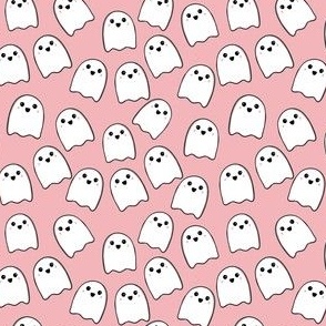 mini cute ghosts - pink