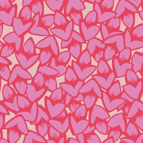 Pink Heart Leaf