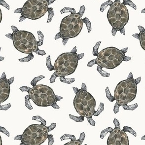 Watercolor Sea Turtles