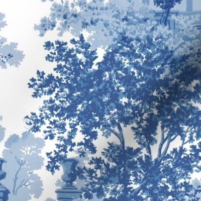 Blue Landscape Toile