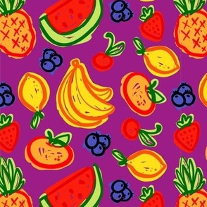 Fun Fruits - Purple