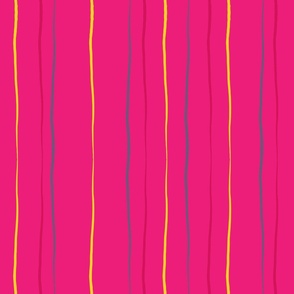 Lines Hot Pink