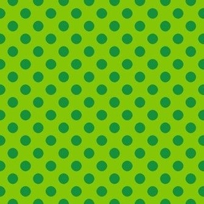 Lime Green Polka Dots