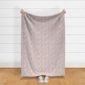 Dusty pink floral flowers boho muted tones large jumbo scale