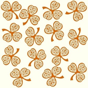 Celtic pattern -orange