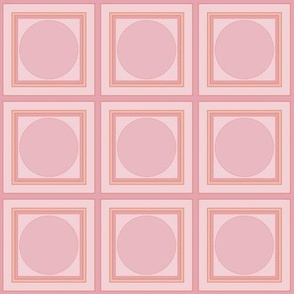 classical tiles (pink and orange)