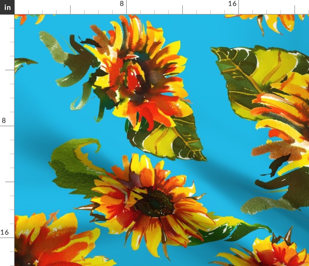Ukraine Sunflowers (Large 24" Scale)