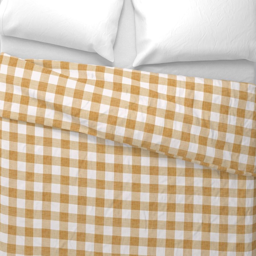 Soft Mustard Gingham