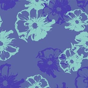 Flower Block Print