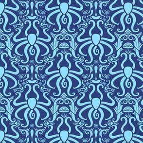 greek octopus blue