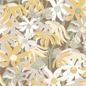 Dreamy Echinacea-the Floral-Medium Scale-Boho Spirit Palette 