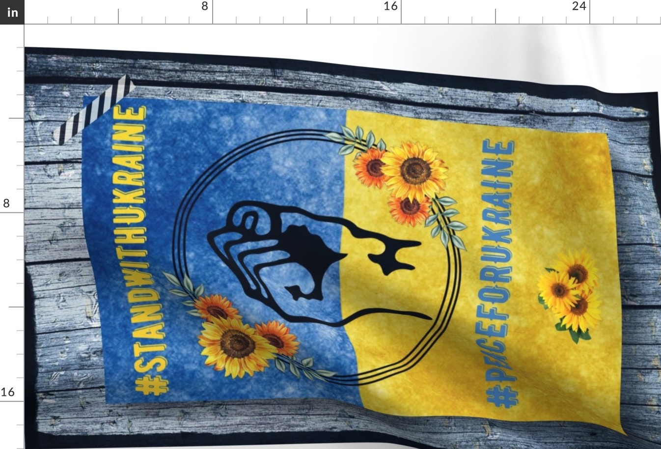 #STANDWITHUKRAINE Tea Towel / Wall Hanging