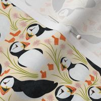Floral Puffins | Small Scale