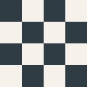 Old Skool Check Jumbo | Midnight + Cream Checkered