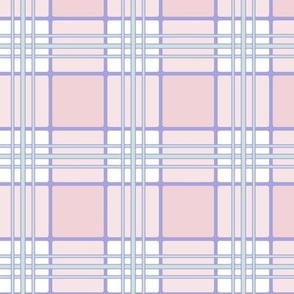 Cotton Candy Plaid_Seaglass and Lilac lines