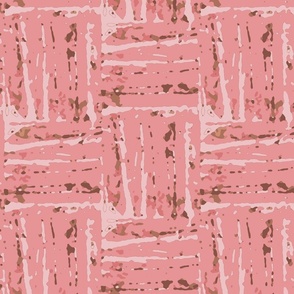 24" LARGE Mid Century ROSE Spatter Tile