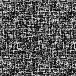 Solid Black Plain Black Grasscloth Texture Woven Black and White Black 000000 White FFFFFF Bold Modern Abstract Geometric