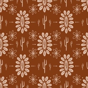 Rust Cactus Blossom