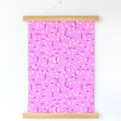 pink building blocks, building bricks