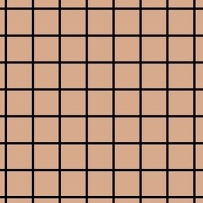 Square Grid - Beige