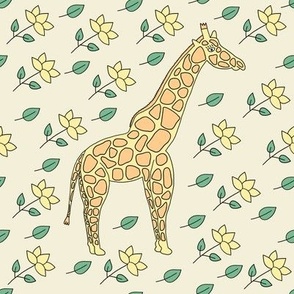 Giraffe yellow