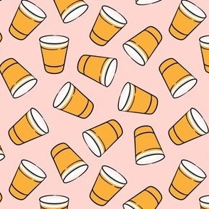 beer - beer cups - pink - LAD22
