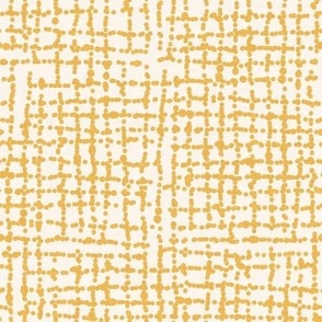 Dotted Grid Lines Cream Yellow_Iveta Abolina