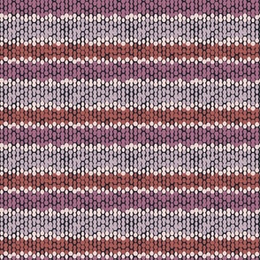 Modern Hexagon Geometric Stripe Rosewood, Lavender, purple, and navy