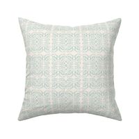 Floral Vines Cream Soft Teal_Iveta Abolina