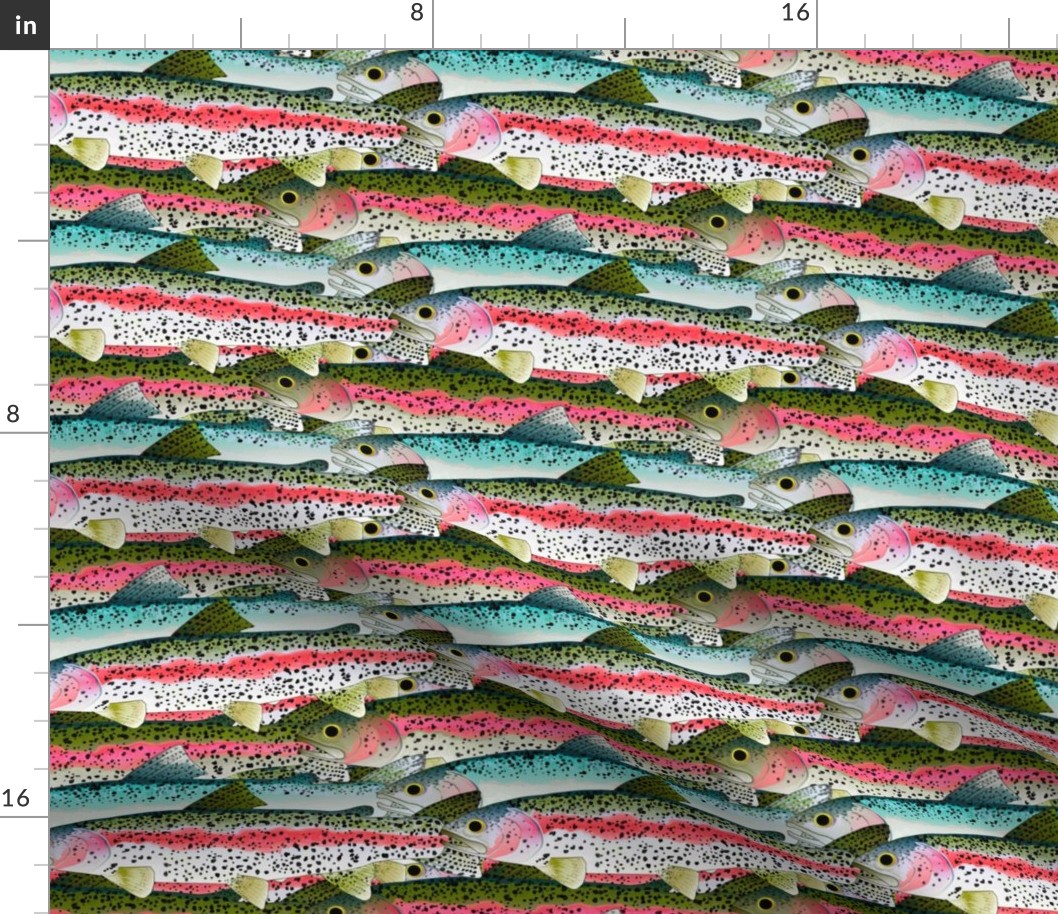 Rainbow Trout and Steelhead flow pattern 8in