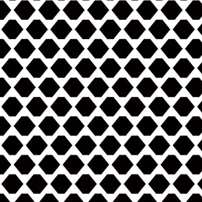 Black rhombuses pattern