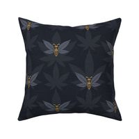 Bees Love Weed - Navy - Large