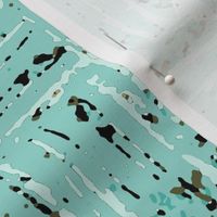 12" Mid Century SEAFOAM Spatter Tile