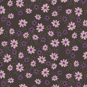 Purple Dust Fabric, Wallpaper and Home Decor