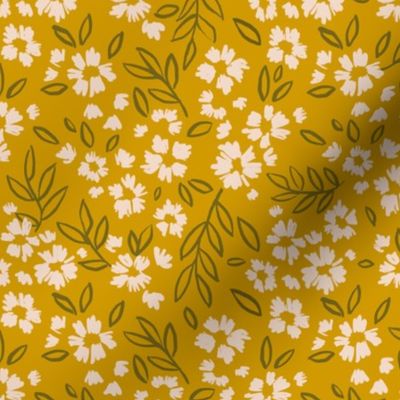 Bandhura - Spoonflower Petal Mustard
