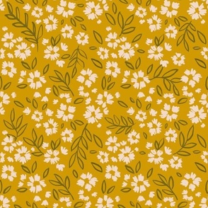 Bandhura - Spoonflower Petal Mustard