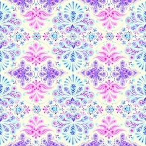 Pretty Watercolor Paisley Small