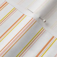 Summer stripes - multi with peach - LAD22