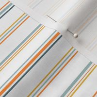  Summer Stripes - multi with  blue - LAD22