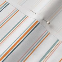 Summer stripes - multi blue with pink - LAD22