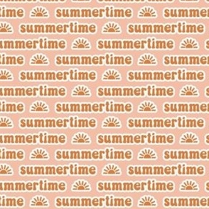 Summertime - terracotta peach - LAD22