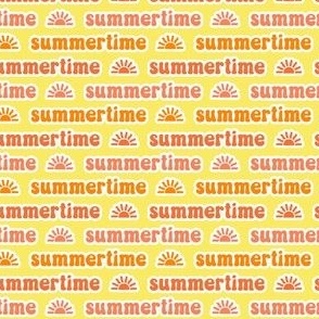 Summertime - multi on yellow - LAD22