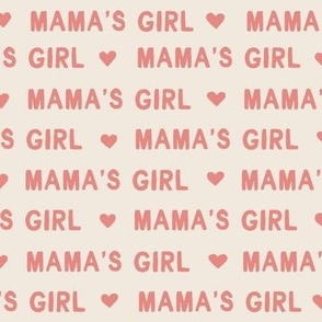 (S) Mama's girl in lipstick pink