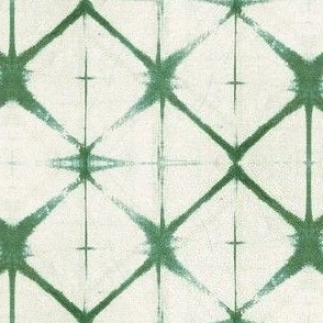 Shibori Triangle Green