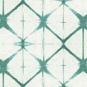 Shibori Triangle Teal