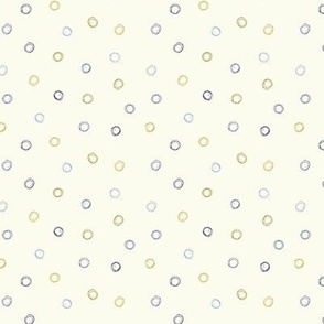 Wispy Polka Dots - Ivory